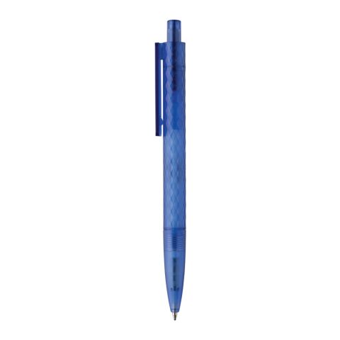 X3 GRS recycled PC plastic pen frosted blue | No Branding | not available | not available