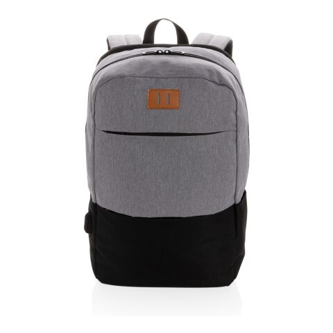 Modern 15.6&quot; USB &amp; RFID laptop backpack PVC free black | No Branding | not available | not available | not available