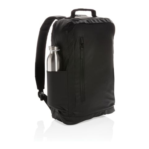 Fashion black 15.6&quot; laptop backpack PVC free black | No Branding | not available | not available