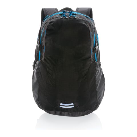 Explorer ribstop medium hiking backpack 26L PVC free black-blue | No Branding | not available | not available | not available