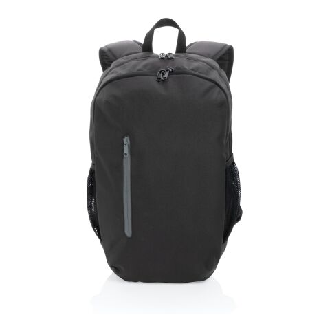 Impact AWARE™ 300D RPET casual backpack black-grey | No Branding | not available | not available | not available