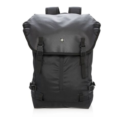 Flapover drawstring deals laptop backpack