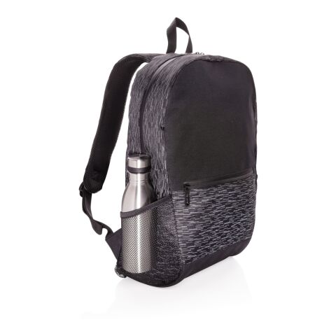 AWARE™ RPET Reflective laptop backpack black | No Branding | not available | not available | not available
