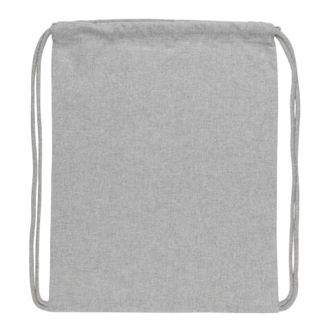Impact AWARE™ Recycled cotton drawstring backpack 145g grey | No Branding | not available | not available | not available