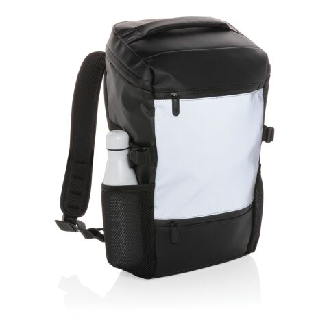 PU high visibility easy access 15.6&quot; laptop backpack black | No Branding | not available | not available