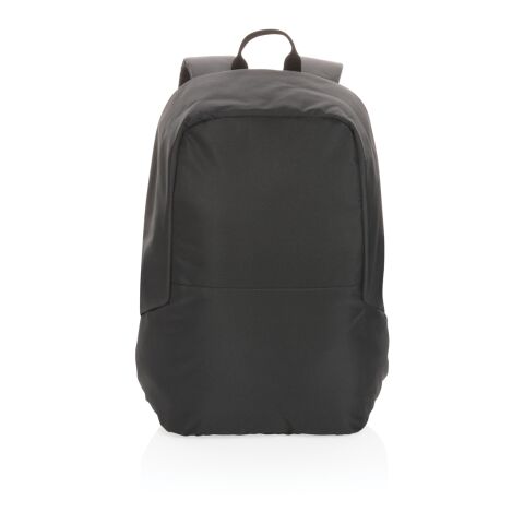 Impact AWARE™ RPET anti-theft backpack black | No Branding | not available | not available