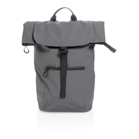 Impact AWARE™ RPET Water resistant 15.6"laptop backpack anthracite | No Branding | not available | not available | not available