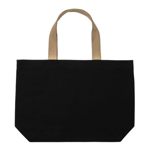 Impact Aware™ 240 gsm rcanvas large tote undyed black | No Branding | not available | not available | not available