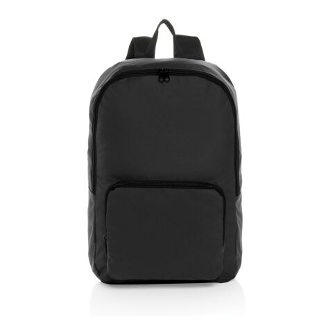 Dillon AWARE™ RPET foldable classic backpack black | No Branding | not available | not available | not available