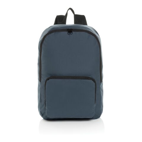 Dillon AWARE™ RPET foldable classic backpack navy | No Branding | not available | not available | not available