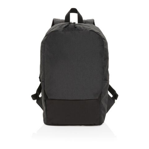 Kazu AWARE™ RPET basic 15.6 inch laptop backpack black | No Branding | not available | not available | not available