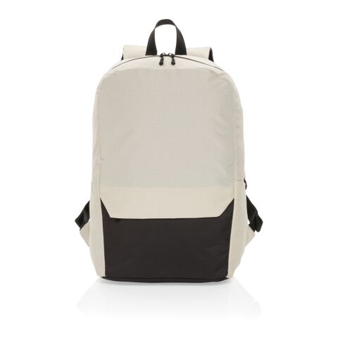 Kazu AWARE™ RPET basic 15.6 inch laptop backpack off white | No Branding | not available | not available | not available