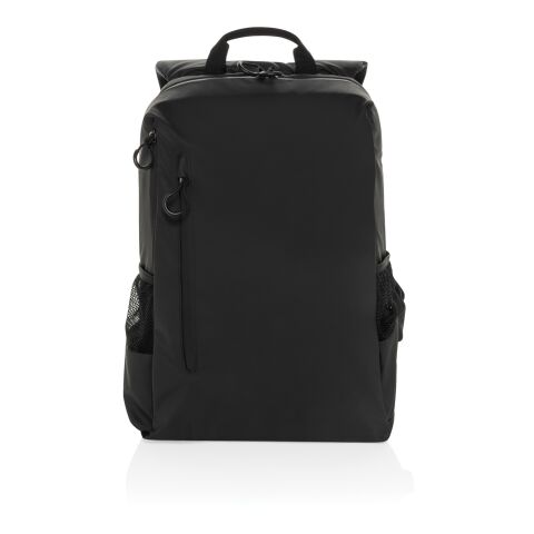 Lima Aware™ RPET water resistant 15.6 laptop backpack black | No Branding | not available | not available | not available