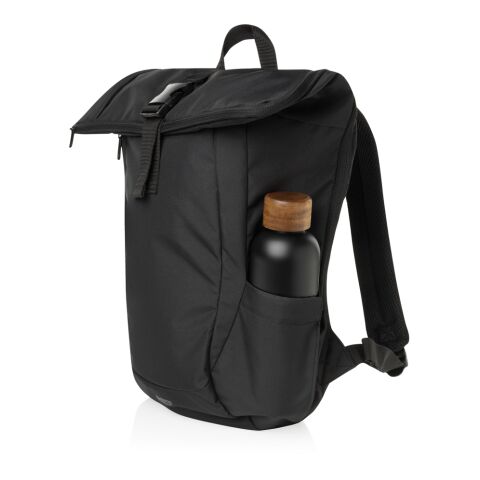 Swiss Peak Aware™ RPET Leonard 15.6 inch laptop backpack black | No Branding | not available | not available | not available
