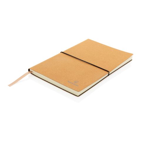 A5 recycled leather notebook brown | No Branding | not available | not available