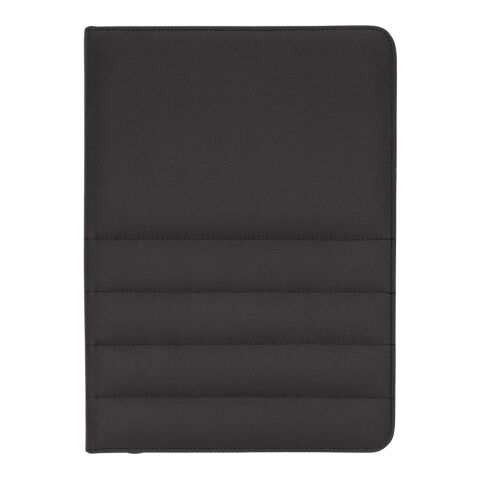Impact AWARE™ RPET A4 portfolio with zipper black | No Branding | not available | not available