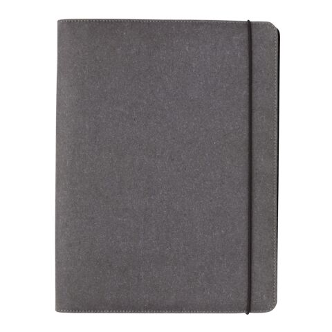 Recycled leather A4 portfolio grey | No Branding | not available | not available
