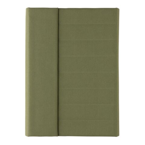 Impact Aware™ A5 notebook with magnetic closure green | No Branding | not available | not available