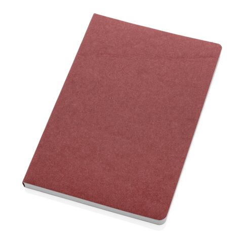 Salton luxury kraft paper notebook A5 cherry red | No Branding | not available | not available