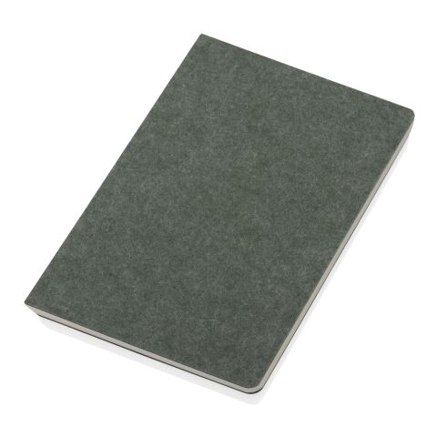 Phrase GRS certified recycled felt A5 notebook green | No Branding | not available | not available