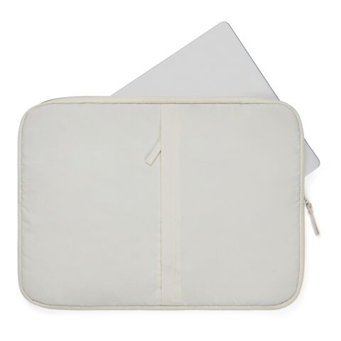 KENTO URBAN RCS recycled nylon 15.6 inch laptop sleeve beige | No Branding | not available | not available | not available