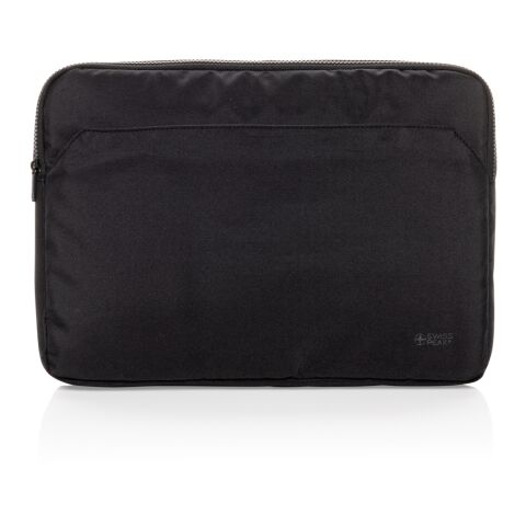 Swiss Peak Aware™ RPET Essential 15.6 inch laptop sleeve black | No Branding | not available | not available | not available