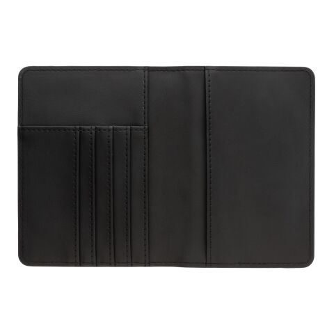 Swiss Peak GRS recycled PU travel gift set black | No Branding | not available | not available