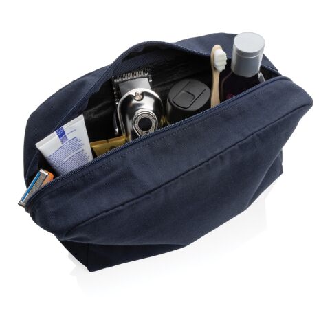 Impact Aware™ 285 gsm rcanvas toiletry bag undyed navy | No Branding | not available | not available | not available