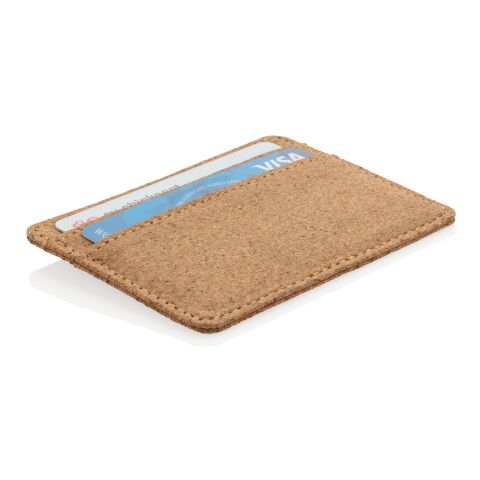 Cork secure RFID slim wallet brown | No Branding | not available | not available