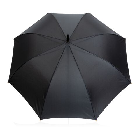 27&quot; Impact AWARE™ RPET 190T auto open bamboo umbrella black | No Branding | not available | not available