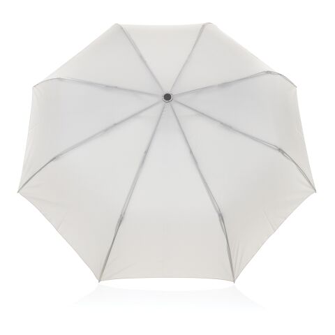 Kaycey 21&quot; AWARE™ RPET Acacia wood mini auto open umbrella grey | No Branding | not available | not available