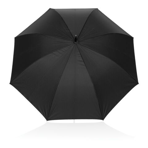 Swiss Peak Vero Aware™ RPET 25” umbrella w luxe handle black | No Branding | not available | not available