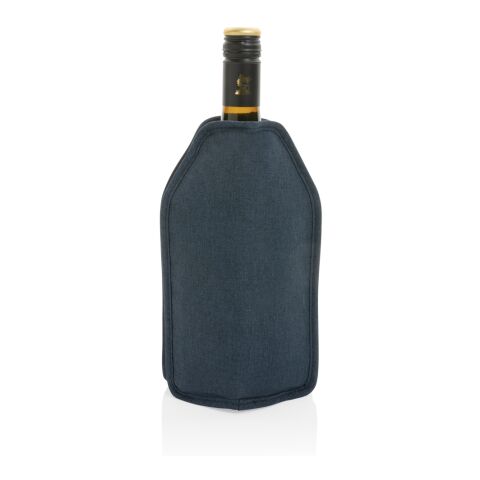 Vino AWARE™ RPET wine cooler sleeve navy | No Branding | not available | not available