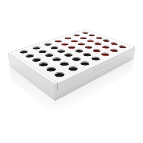 FSC® Connect four wooden game white | No Branding | not available | not available