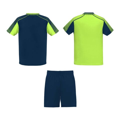 Juve unisex sports set Fluor Green-Navy Blue | XL