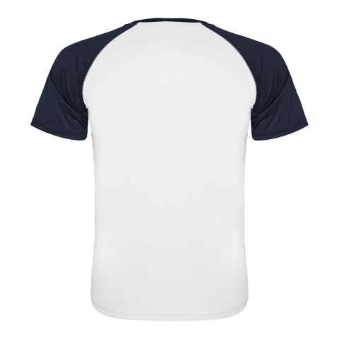 Indianapolis short sleeve unisex sports t-shirt Standard | White-Navy Blue | roly-M | No Branding | not available | not available | not available