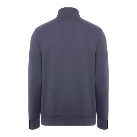 Maverick 280 g/m2 men's half zip sweater Standard | Lead-Solid black | 3XL | No Branding | not available | not available | not available