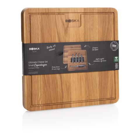 BOSKA Ultimate Cheese Set Small Copenhagen brown-steel