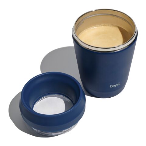 Topl Recycled Steel To Go Tumbler Patented 360 Lid 235ml navy | No Branding | not available | not available