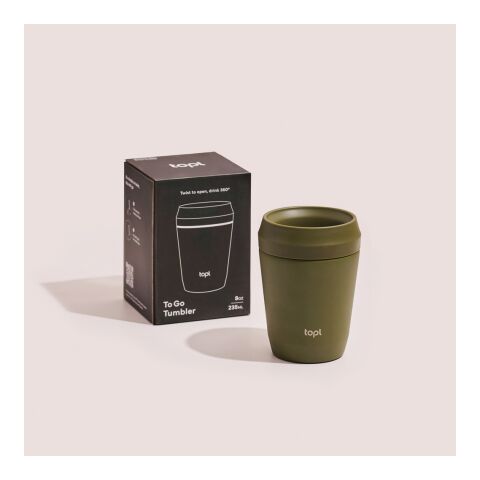 Topl Recycled Steel To Go Tumbler Patented 360 Lid 235ml green | No Branding | not available | not available