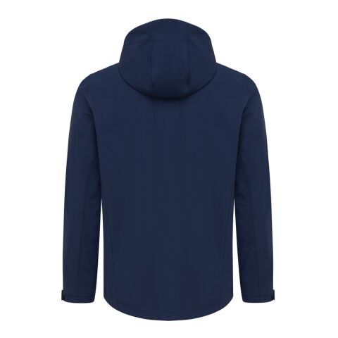 Iqoniq Makalu men recycled polyester soft shell jacket navy | XXXL | No Branding | not available | not available | not available