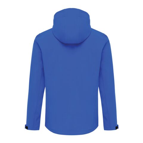 Iqoniq Makalu men recycled polyester soft shell jacket royal blue | L | No Branding | not available | not available | not available