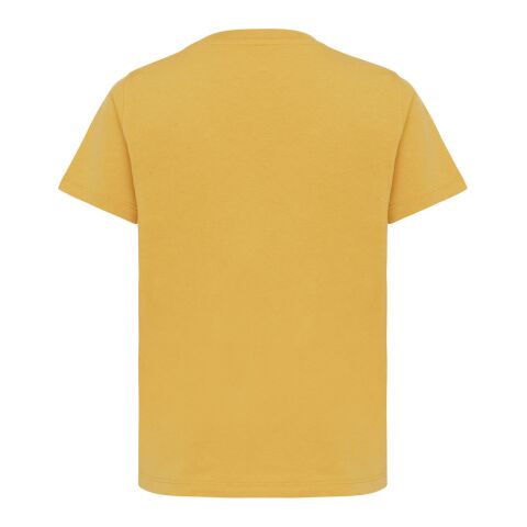 Iqoniq Koli kids recycled cotton t-shirt ochre yellow | 5-6 | No Branding | not available | not available | not available