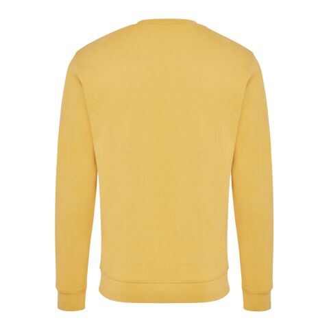 Iqoniq Zion recycled cotton crew neck ochre yellow | XS | No Branding | not available | not available | not available