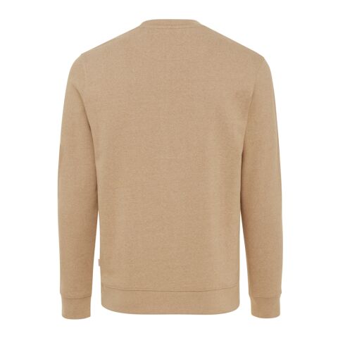 Iqoniq Denali recycled cotton crew neck undyed heather brown | XL | No Branding | not available | not available | not available