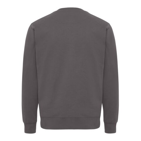 Iqoniq Kruger relaxed recycled cotton crew neck anthracite | M | No Branding | not available | not available | not available