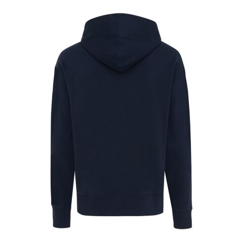Iqoniq Yoho recycled cotton relaxed hoodie navy | S | No Branding | not available | not available | not available