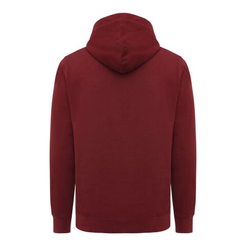 Iqoniq Yengo recycled cotton hoodie with sidepockets burgundy | M | No Branding | not available | not available | not available