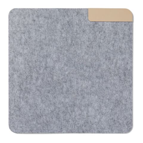 VINGA Albon GRS recycled felt mouse pad grey | No Branding | not available | not available
