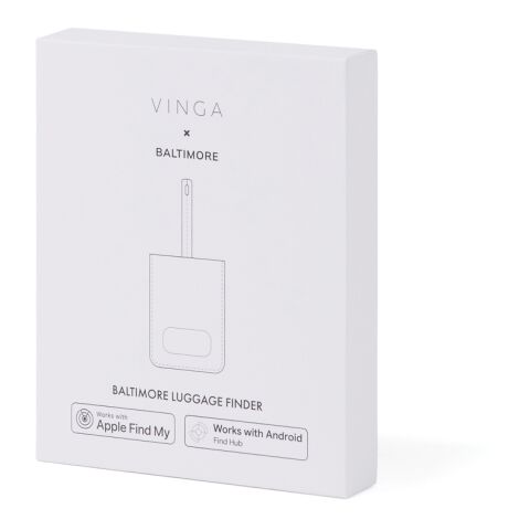 VINGA Baltimore RCS Luggage Tag With Finder Dual black | No Branding | not available | not available